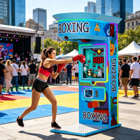 Équipement de jeu simple d'entretien pour les exploitants d'arcades et machine de boxe pour un fonctionnement stable et un commerce de divertissement quotidien