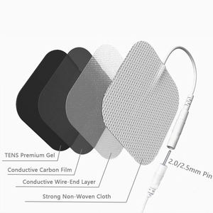Eletrodos Quadrados de Classe I para Atacado: Almofadas de Eletrodo Reutilizáveis para Aparelhos de Terapia <span class=keywords><strong>TENS</strong></span> - Product Image 1