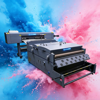 Mesin Printer Kaos DTF Otomatis Penuh ATUE Industrial Model Terbaru A2 1.2m Tinta Pigment 8 I3200A1 Cepat Hot Peel PET Film Garansi 1 Tahun