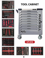 Nouvelle arrivée 8 tiroirs armoire à outils XT-004 292 pièces métal acier chariot/coffre atelier poste de travail avec outils à main