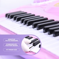Samtoy 37Keys Multifunctional Intelligent Princess Musical Instrument Piano Toy Electronic Organ for Kids