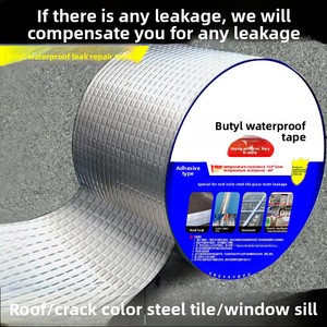 Bande d'étanchéité autocollante en butyl SBS <span class=keywords><strong>pour</strong></span> <span class=keywords><strong>toiture</strong></span>, résistante aux fuites, anti-âge, anti-humidité, <span class=keywords><strong>pour</strong></span> fissures de bâtiment - Product Image 2