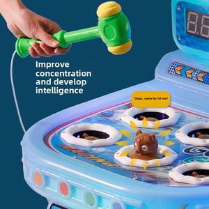 Nouveau modèle de jeu de frappe au marteau électrique pour enfants, en plastique, à monnayeur, petit et mignon, pour usage commercial - Product Image 3