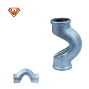 스톡 재료 Tps <span class=keywords><strong>Gi</strong></span> 가단성 철 파이프 피팅 크로스 오버 - Product Image 1