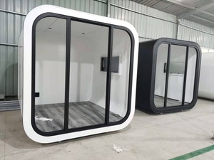 Không Gian Làm Việc Thu Nhỏ Trong Phòng Thu Văn Phòng Sân Sau Cabin Nhỏ Gọn Có Bánh Xe - Product Image 4