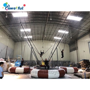 <span class=keywords><strong>Trampoline</strong></span> gonflable rond professionnel de haute qualité pour 4 personnes, adapté aux enfants et aux adultes, 9mx9mx6m, certifié CE - Product Image 3