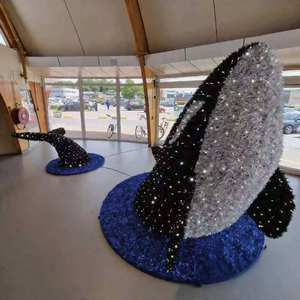 Luces Decorativas LED Creativas con Forma de Ballenas, Delfines y Tiburones, Espectáculo de Luces Navideñas para Exteriores, Uso Comercial con Temática Oceánica - Product Image 1