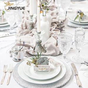 6 Pack bicchieri <span class=keywords><strong>di</strong></span> vino chiaro moderno calici 10 oz Vintage <span class=keywords><strong>acqua</strong></span> romantica calici in vetro misto per feste - Product Image 5