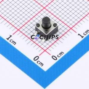 TS4550TP Tactile Switch SMD-4P,4.5x4.5mm Switch Single Pole Single Throw Round Button 2.5N Vertical Mount - Product Image 1