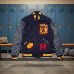 Veste universitaire personnalisée de haute qualité pour hommes dernière conception avec logo personnalisé-Vente en gros - Product Image 2