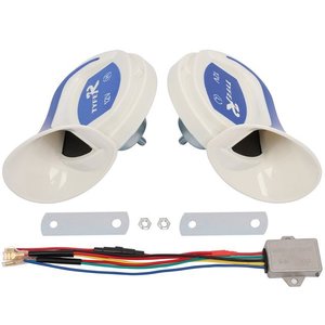 Bocina Eléctrica ISURE MARINE de 12 V y 8 Tonos para Auto y Camión, 300 Db, Multisonido, Tipo <span class=keywords><strong>Caracol</strong></span>, para Motocicleta y Auto, Accesorios para Vehículos - Product Image 3