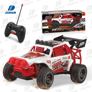 1:20 Escala 26 CM RC Rally Racer Monster Truck Função Completa Elétrica Controle Remoto Off Road RC Car w/Aerodinâmica Cauda Asa