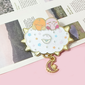 Tùy Chỉnh Bán Buôn Chất Lượng Cao Mạ Vàng Phim Hoạt Hình Phim Hoạt Hình Nhân Vật Kim Loại Ve Áo Pins Dễ Thương Thỏ Men Cứng <span class=keywords><strong>Pin</strong></span> Với Charms - Product Image 4