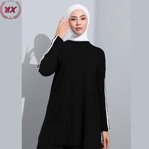 Tenue de bureau personnalisée <span class=keywords><strong>pour</strong></span> femmes musulmanes, ensembles modestes en 2 pièces, vêtements du Moyen-Orient, Dubaï, tunique longue arabe, <span class=keywords><strong>pantalon</strong></span>, costume - Product Image 6