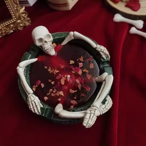 Halloween Zombie esqueleto baño velas perfumadas hueso blanco cera roja para bares ambiente creativo novedad Navidad Acción de Gracias - Product Image 3