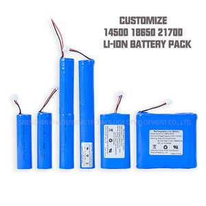 Tùy chỉnh 2500mAh 7.4V Pin <span class=keywords><strong>lithium</strong></span> <span class=keywords><strong>ion</strong></span> 2s2p trong kích cỡ 18650 21700 14500 26650 18500 có thể sạc lại - Product Image 4