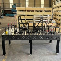 Nouvelle table de soudage flexible 3D sur mesure Meisida, acier Q355, traitement de nitruration, station de soudage alimentée par batterie, précision