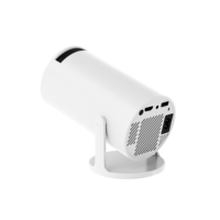 Projecteur LED LCD HTPNEO HD Home Cinema Theater 720p 1080p 4K avec Android 11, haut-parleurs stéréo HIFI, portable, 120 lumens ANSI