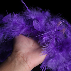 Lot de 2 m de boas en plumes de carnaval Mardi Gras – Accessoires décoratifs de haute qualité pour spectacles, mariages et fêtes à thème - Product Image 3