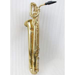 Sassofono Baritono di Alta Qualità in Ottone Laccato Oro Sassofono in Tonalità Mi Bemolle - Product Image 2
