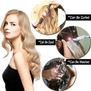 Molletta a doppio disegno all'ingrosso nelle estensioni dei capelli remy 100% clip umana Remy su Clip per capelli Remy extension per capelli umani - Product Image 6