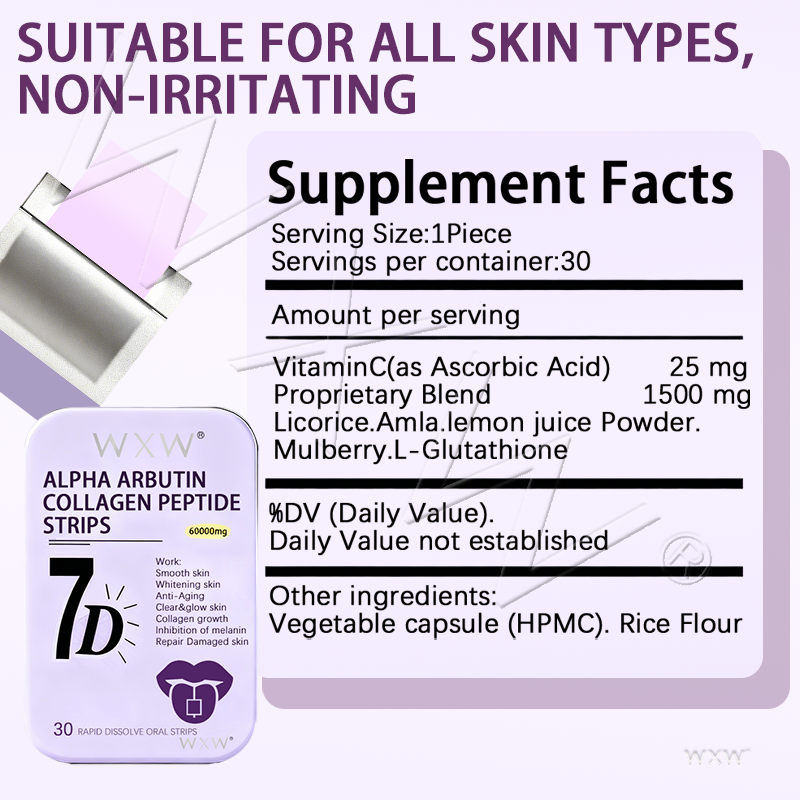 Glutathione 7 Day Whitening Collagen Oral Films Bulk Wholesale Brightens Dull Skin for Women| Alibaba.com Glutathione 7 Day Whitening Collagen Oral Films Bulk Wholesale Brightens Dull Skin for Women| Alibaba.com