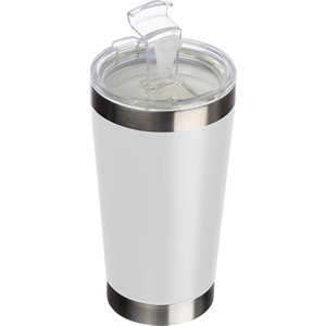 Bouteille d'eau isotherme en acier inoxydable 500 ml avec revêtement céramique, design moderne, portable, forme conique, pour promotions d'entreprise, café - Product Image 4
