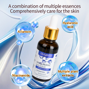 Suero facial de ácido hialurónico de 30 ml, translúcido, para cuidado de la piel, venta al por mayor, marca privada. - Product Image 3