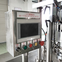 Machine de remplissage d'aérosols en gros d'usine, machine de remplissage d'aérosols avec valve de sac pour peinture en aérosol et désodorisants