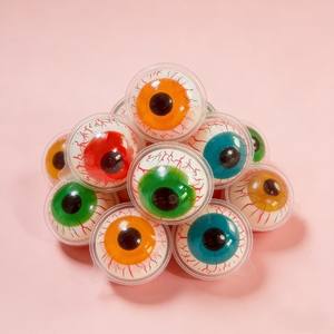 Bonbons gélifiés <span class=keywords><strong>halal</strong></span> de haute qualité personnalisables, yeux de bœuf, couleurs mélangées, saveurs de fruits assorties, sucré-acide, support OEM/ODM - Product Image 4