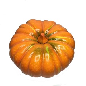 Calabazas Artificiales de Espuma Realistas en Varios Tamaños, Color Naranja y Verde, para Decoración de Mesa en Interiores, Acción de Gracias, Halloween, Otoño - Product Image 4