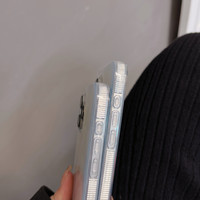 Für iphone 11 12 13 14 15 PRO MAX neue bunte Laser glänzende Pelzfedern IMD Luxus-Handyhülle