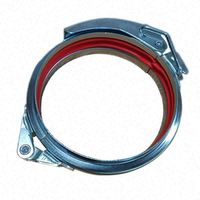 Systèmes promotionnels Ventilation d'air Bride de placage de zinc robuste Pince en G Pinces de conduit à dégagement rapide