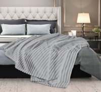 Plaid en polaire flanelle pour canapé/lit, 320 GSM, style américain, doux et chaud, personnalisable, pour adultes et enfants, toutes saisons, sous vide
