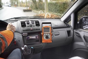 เครื่องตรวจจับการรั่วไหลของน้ำใต้ดินอัจฉริยะ300 Sepem การจัดอันดับ IP68 12V DC วัสดุ ABS สำหรับตรวจสอบมือถือ4G - Product Image 5