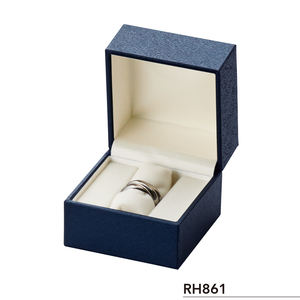 Cajas de anillo de forma cuadrada con logotipo personalizado Precio de embalaje de joyería - Product Image 2