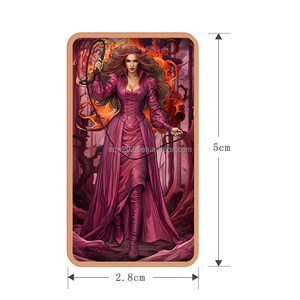 Tarjetas de Tarot de las <span class=keywords><strong>Siete</strong></span> <span class=keywords><strong>Pecados</strong></span> <span class=keywords><strong>Capitales</strong></span>, Tarjetas de Oráculo con Arte Colorido de Mujeres, Monedas de Cobre, Barra de Lingotes de 1oz con Pureza del 999 - Product Image 6