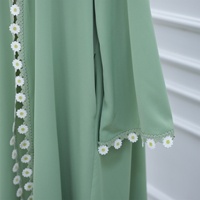 Ensemble Abaya jupe en jersey de qualité supérieure, vêtements de prière islamiques - Jupe longue élastique Hijab Maxi, robe pour femmes musulmanes