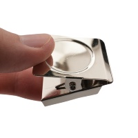 Pince magnétique pour réfrigérateur Note mémo Aimants de bureau et de cuisine Pince en métal pour tableau blanc robuste Pince magnétique