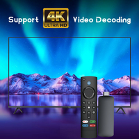 Topleo I96 H313 Clé TV Android 4K 1 Go RAM 8 Go ROM, Meilleure Version Lite Fire avec Télécommande Vocale Alexa