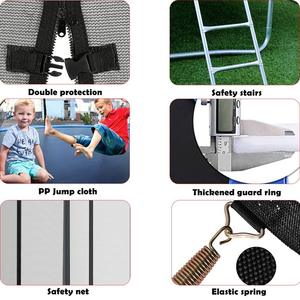 Trampoline extérieur de jardin bon marché de 5 pieds à 16 pieds avec <span class=keywords><strong>filet</strong></span> de sécurité pour enfants avec panier de basket-ball - Product Image 2