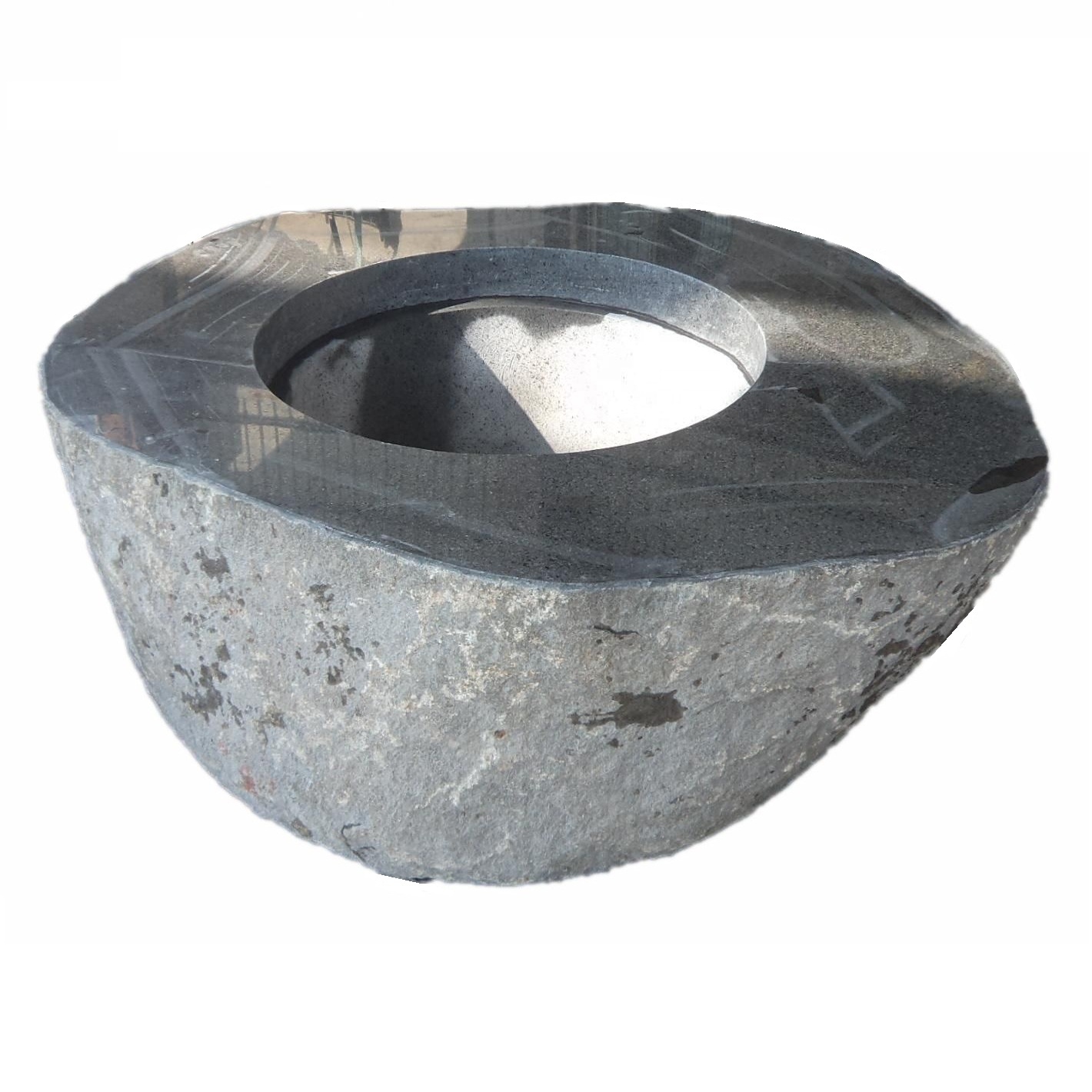 Первый камень Гранит Открытый Патио газовый обеденный стол с огнем круглый