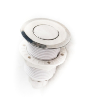Interrupteur à bouton-poussoir électronique intelligent en acier inoxydable Welltry T-06S avec combinaison 1NO1NC et points lumineux pour spa et piscine
