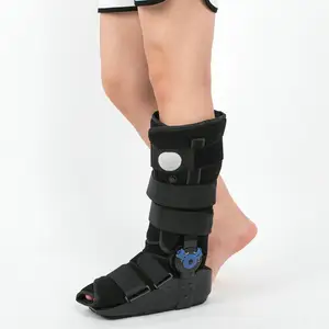 Ankle Walker Boot Kaki Orthosis Dapat Disesuaikan Tiup Perangkat Pendukung Medis untuk Cedera Kaki Pergelangan Kaki