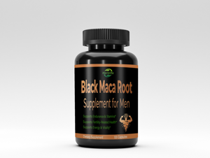 Capsules d'extrait de racine de maca noire avec logo personnalisé en marque privée OEM, 120 portions pour les hommes, complément énergétique et d'endurance, certifié GMP - Product Image 1