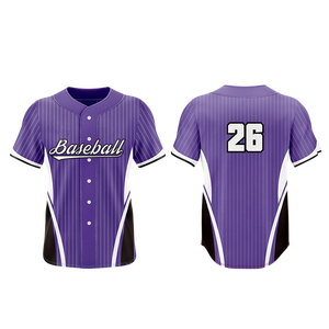 2024 hommes femmes entièrement personnalisé maillot de Baseball séchage rapide respirant confortable vêtements de sport impression numérique grande taille - Product Image 2