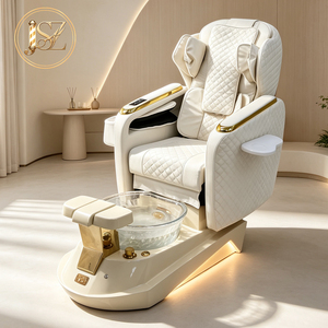 Muebles de Salón de Belleza al por Mayor, Estación de Pedicura, Bomba de Descarga, Spa de Pies con Hidromasaje, Silla de Manicura y Pedicura - Product Image 1
