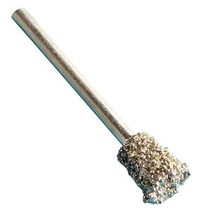 Meule diamantée cylindrique à grain grossier, liée au métal, pour métaux non ferreux, type droit - Product Image 1