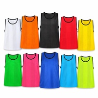 Maillots de football personnalisés pour adultes à séchage rapide, gilets d'entraînement sportifs respirants, dossards d'entraînement d'équipe – Vente en gros