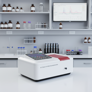 เครื่องสเปกโตรโฟโตมิเตอร์แบบลำแสงแยก XV-6 ช่วงความยาวคลื่น 320-1100 นาโนเมตร สำหรับห้องปฏิบัติการ - Product Image 1